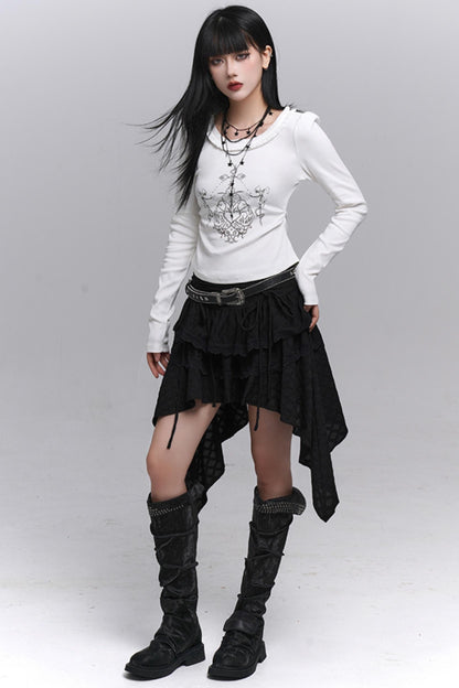 Beautiful Black A-Line Skirt