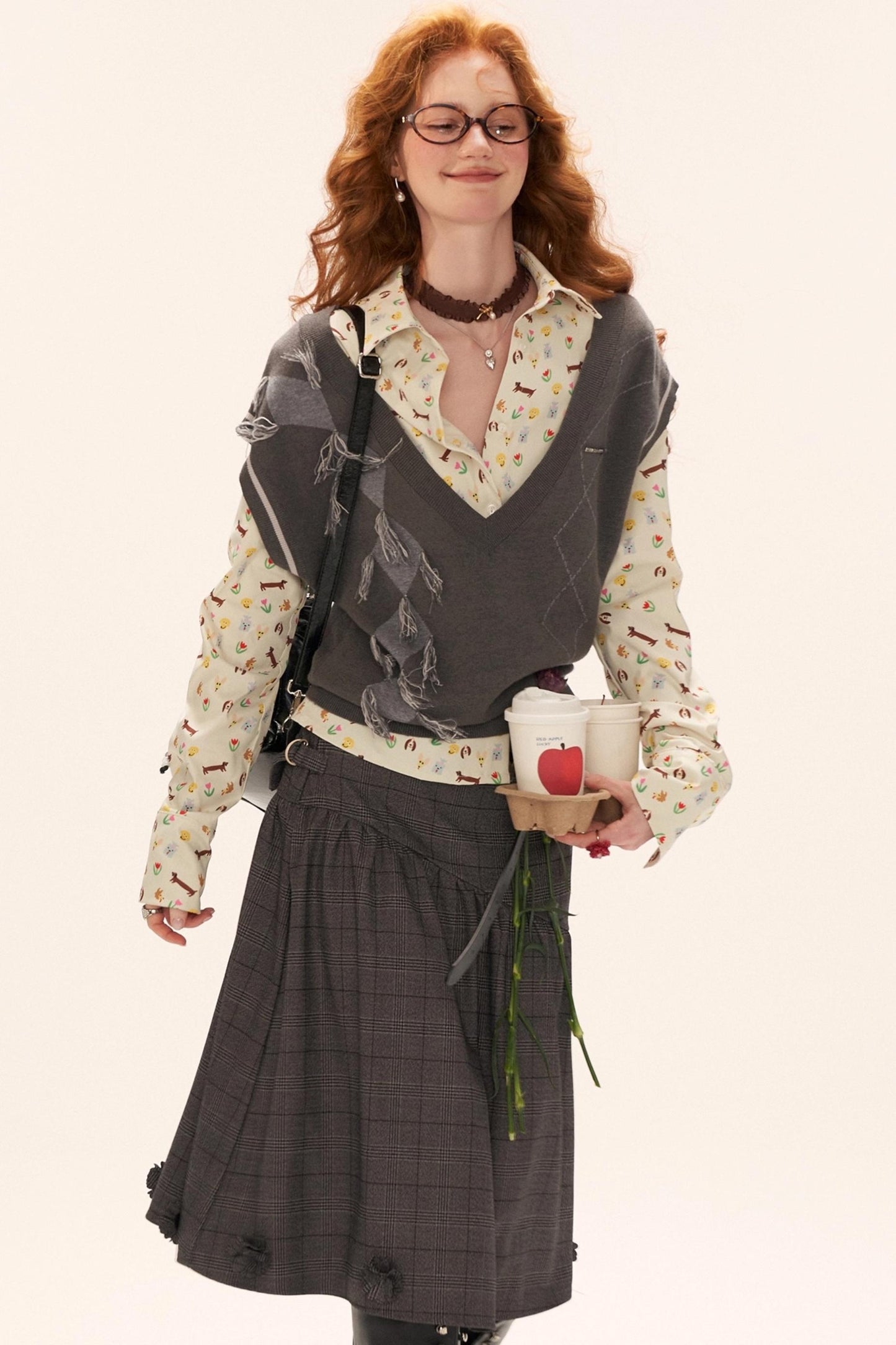 Big V-Neck Sweater Vest