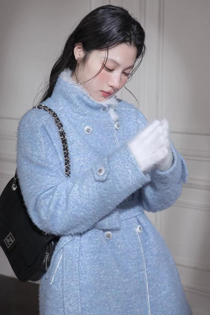 Blue Island Wool Coat