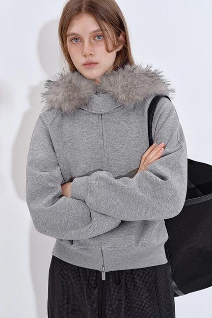 Windproof Fleece-Lined Hooded Jacket