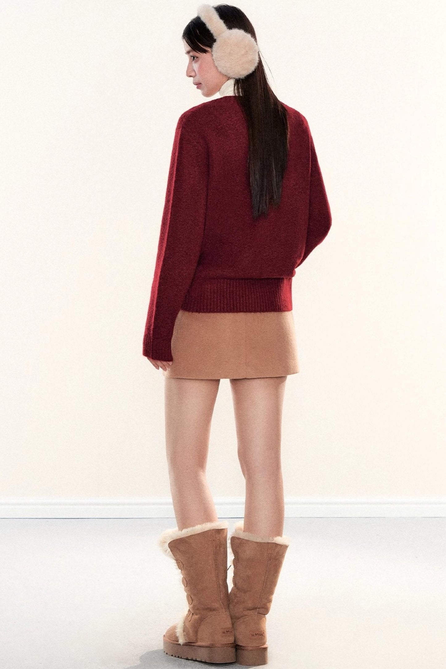 Soft Knit V-Neck Sweater