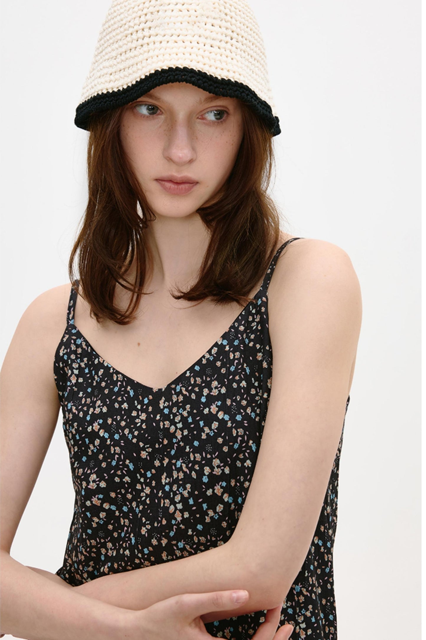 Floral Sling Mini Dress