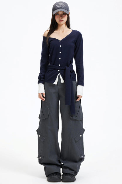 Versatile Casual Wide-Leg Pants