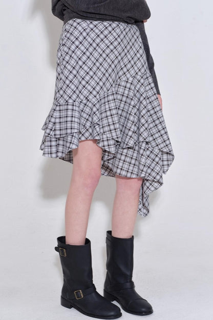 Lazy Plaid Skirt