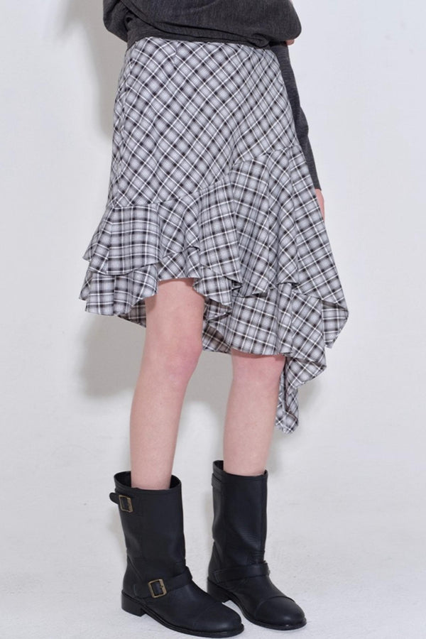 Lazy Plaid Skirt