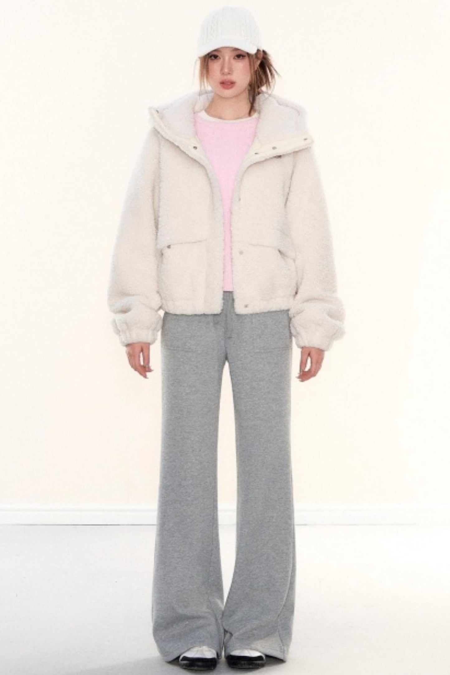 Fleece Hooded Work Jacket