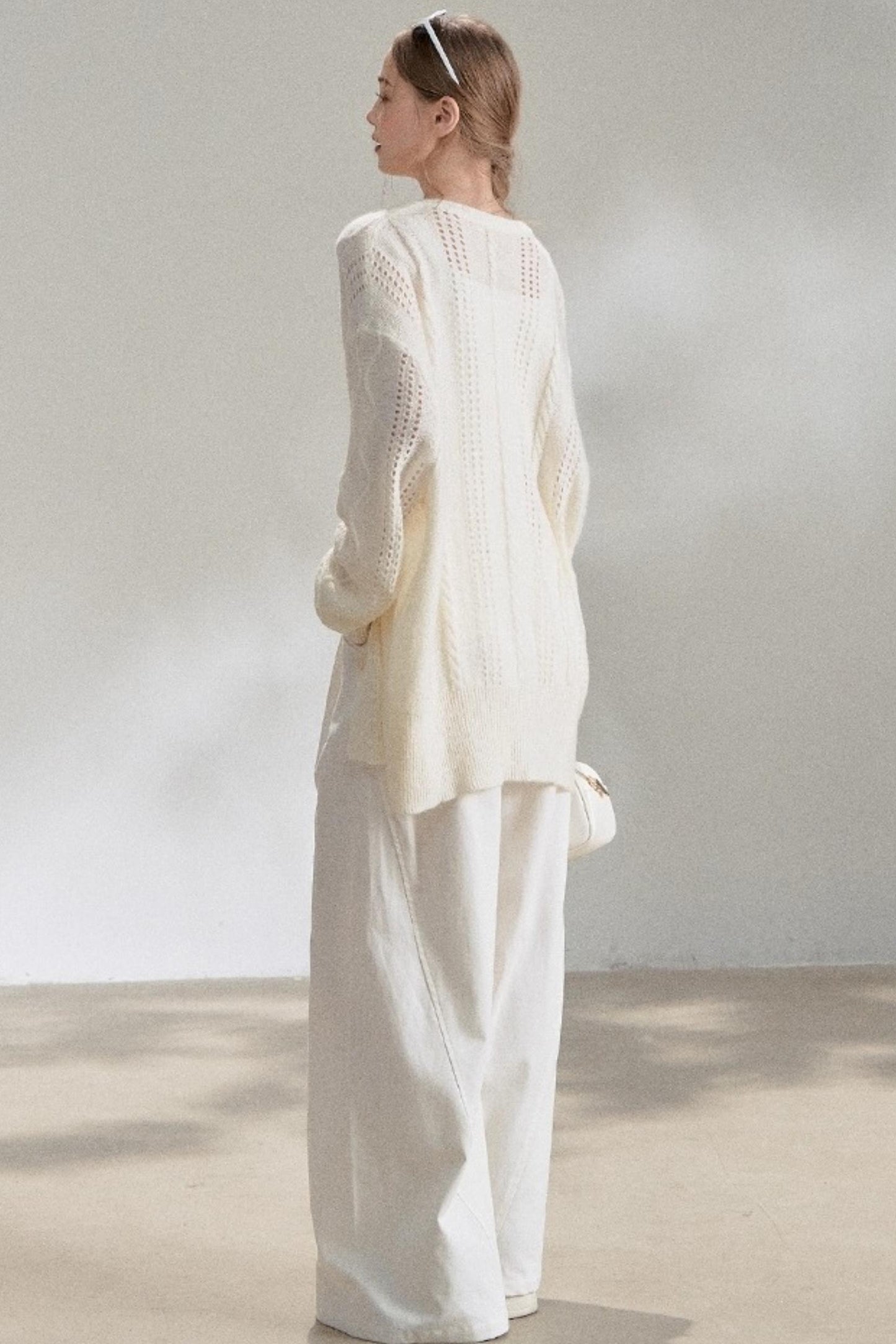 New Loose Knitted Sweater Jacket