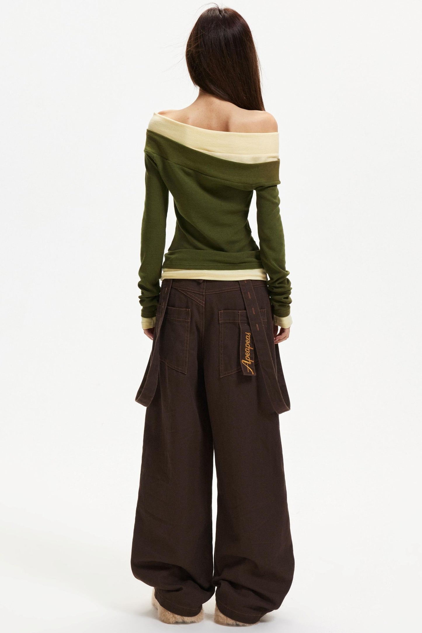 One-Shoulder Knitted Top