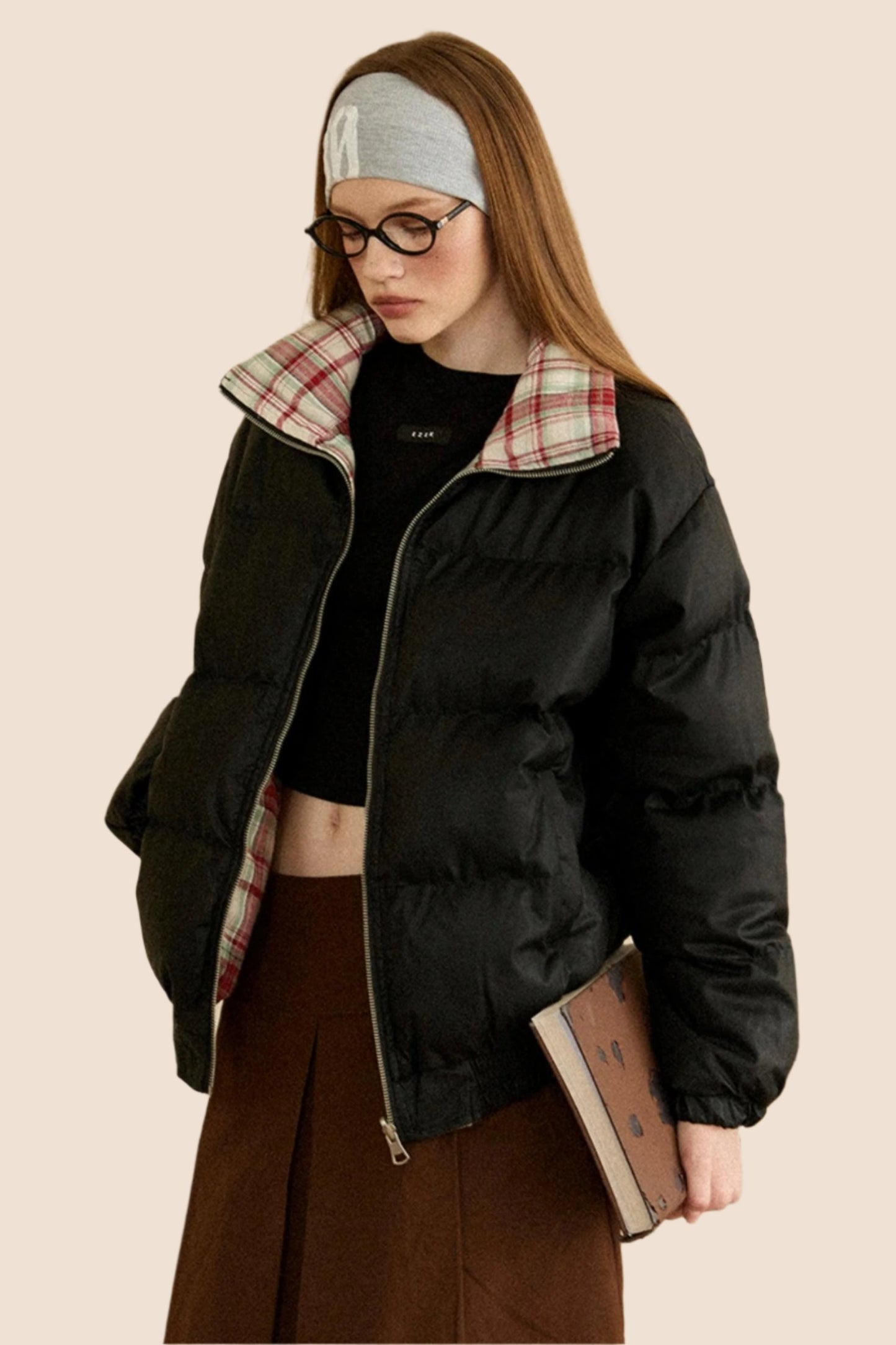 Retro Warm Reversible Winter Jacket