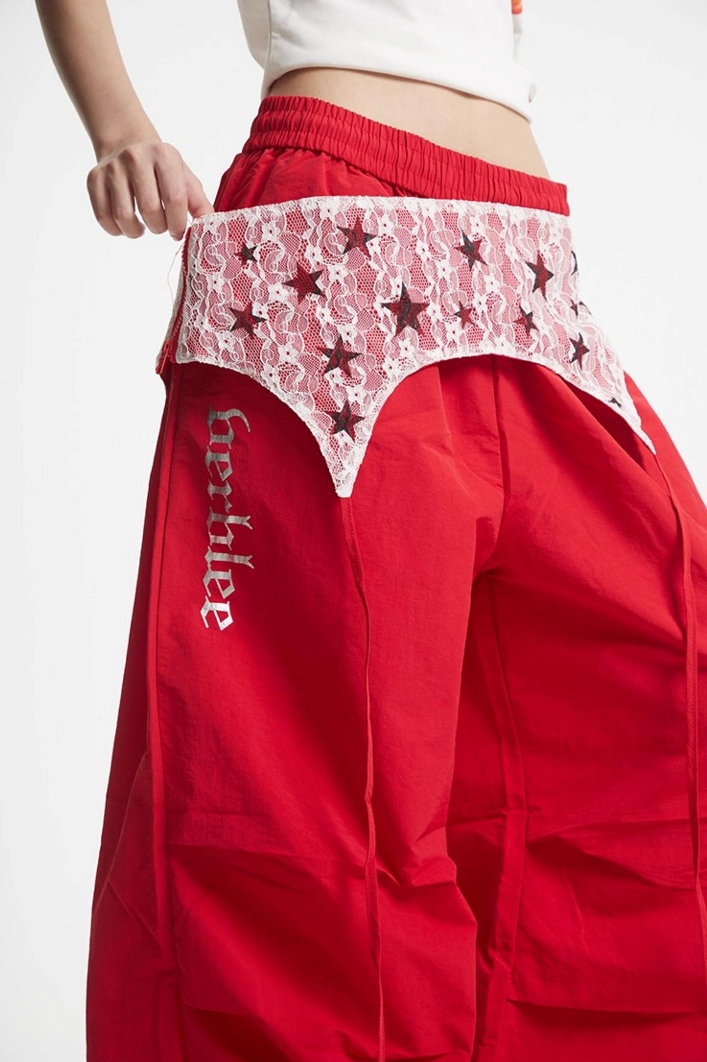 Lace Paratrooper Pants