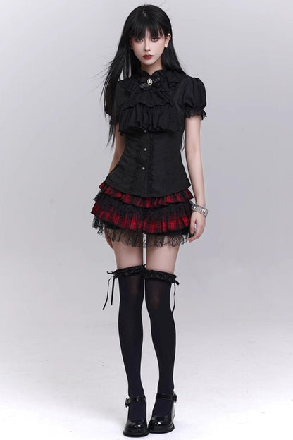 Gothic Ghost Black Shirt