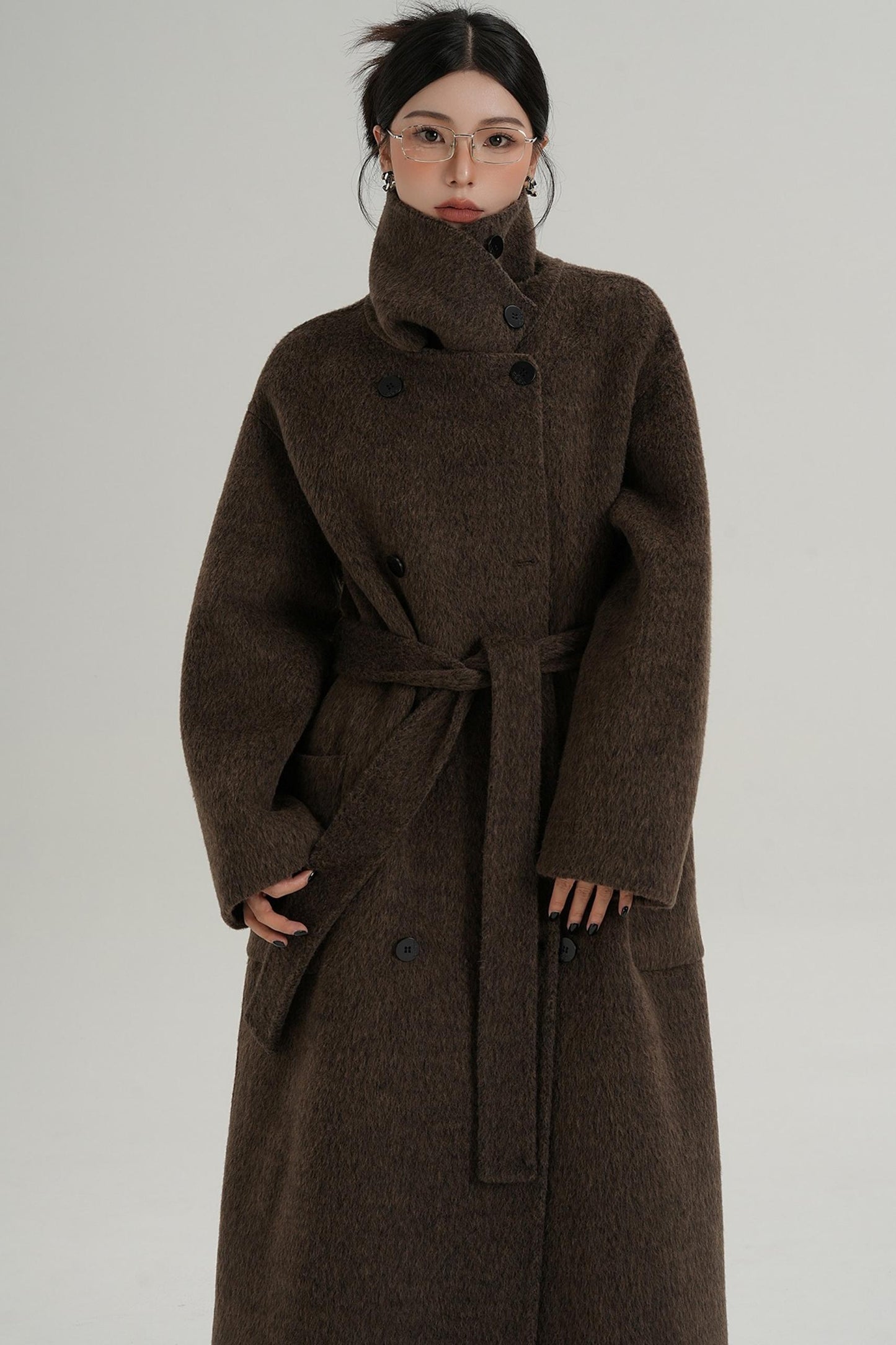 Square Wool Coat