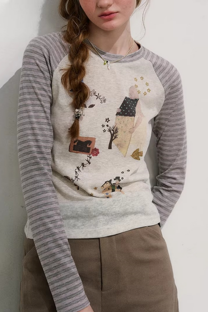 Sleepy Spring Retro Blouse
