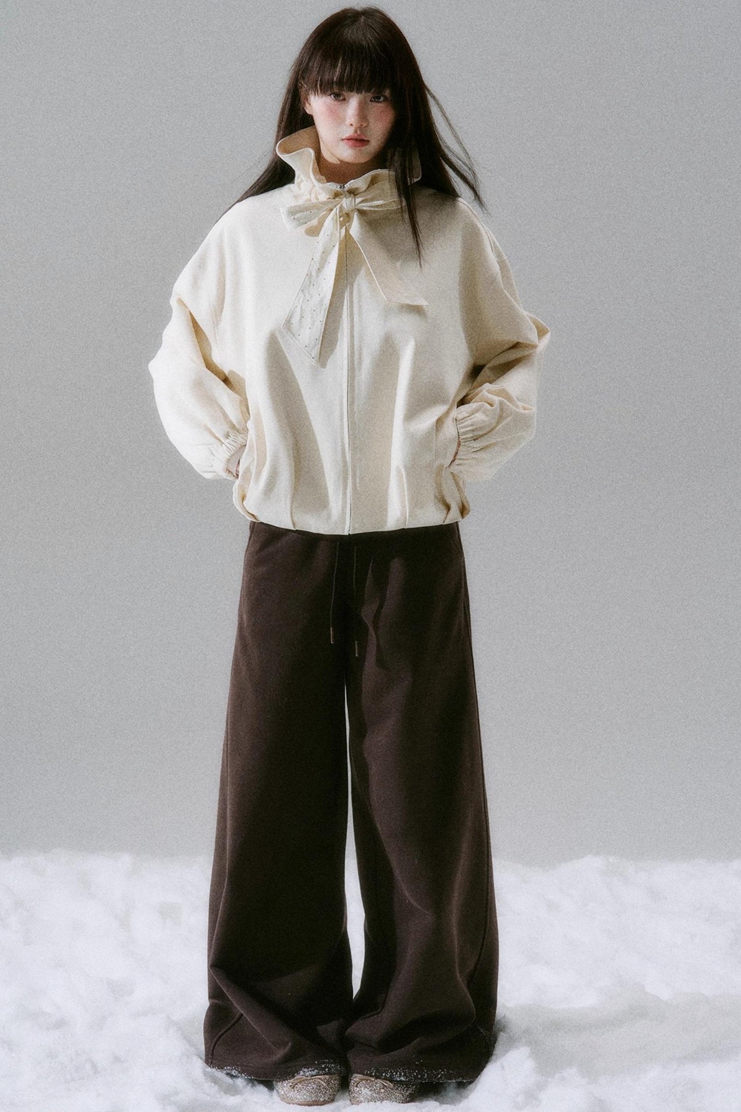 Caramel Croissant Patchwork Jacket