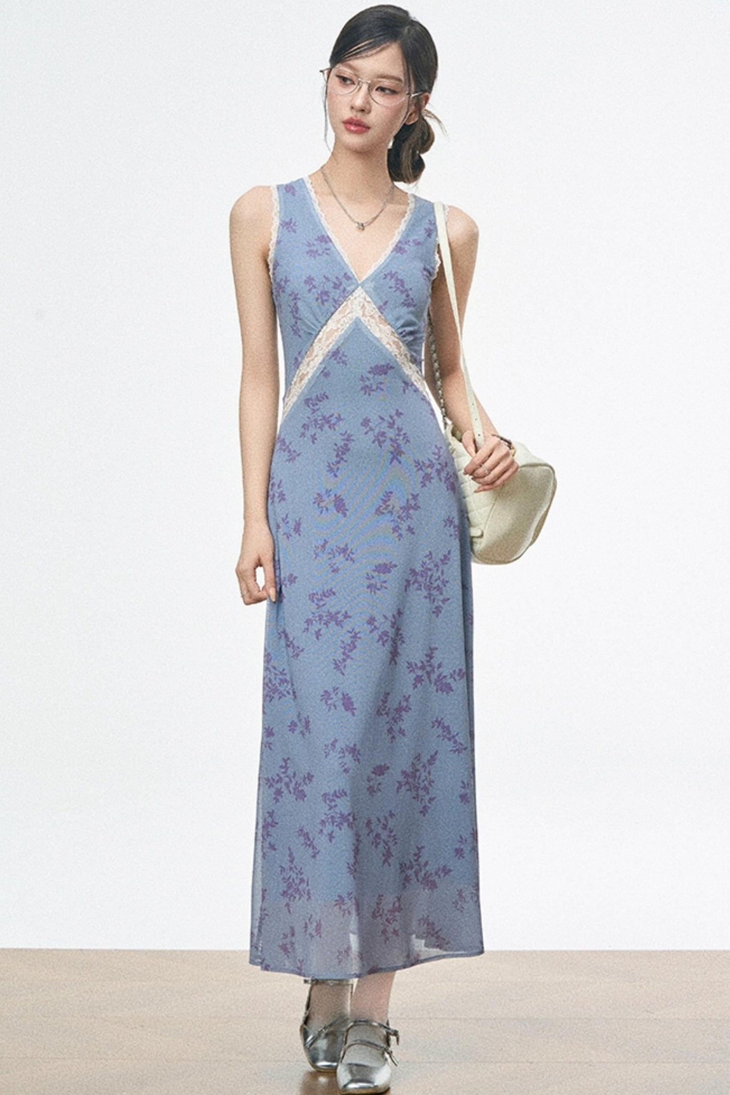 Elegant Floral Maxi Dress