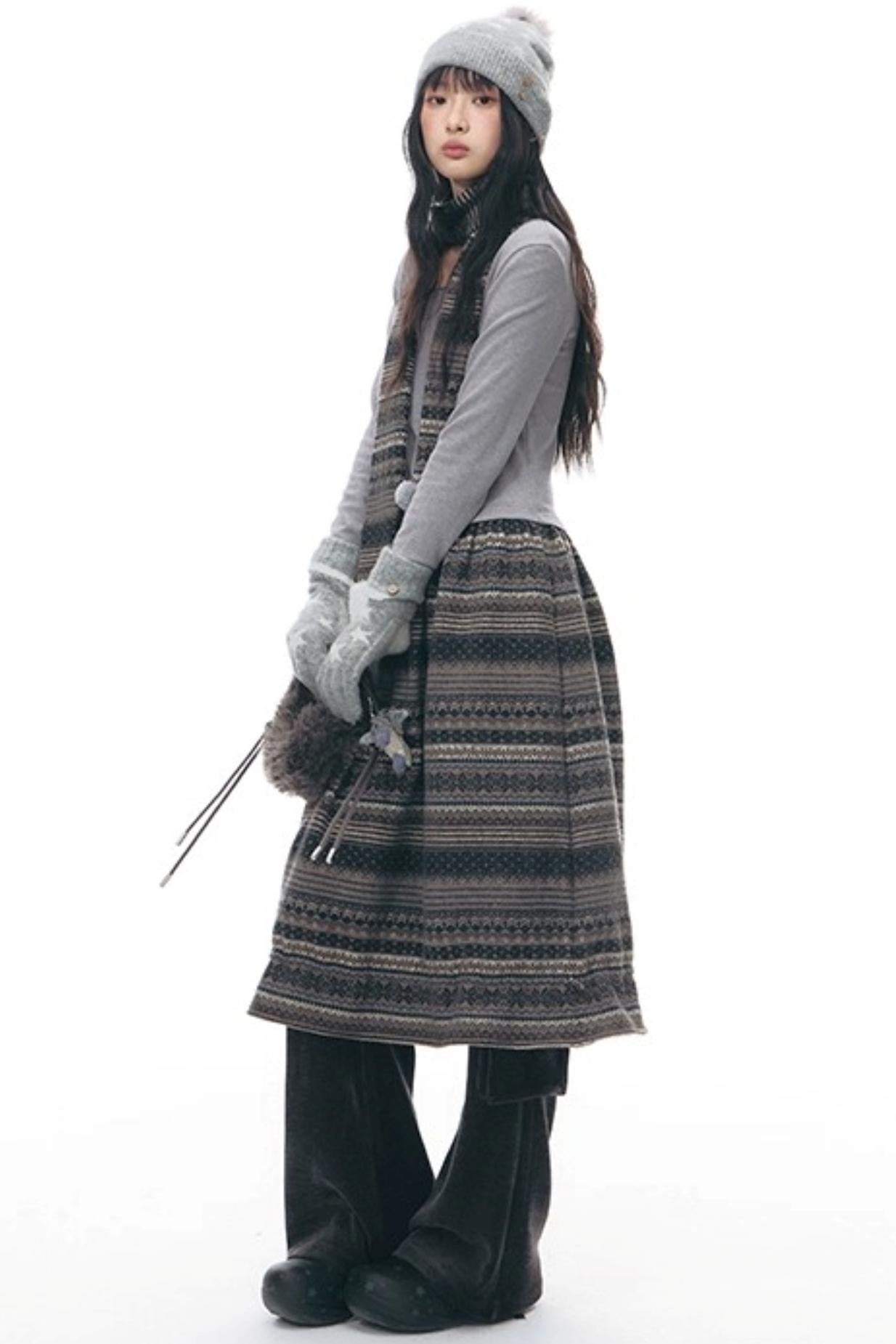 Chenille Slim Flared Pants