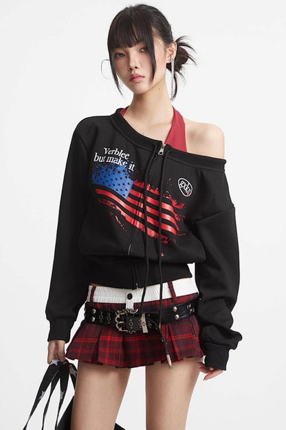 Vintage Zipper Sweatshirt