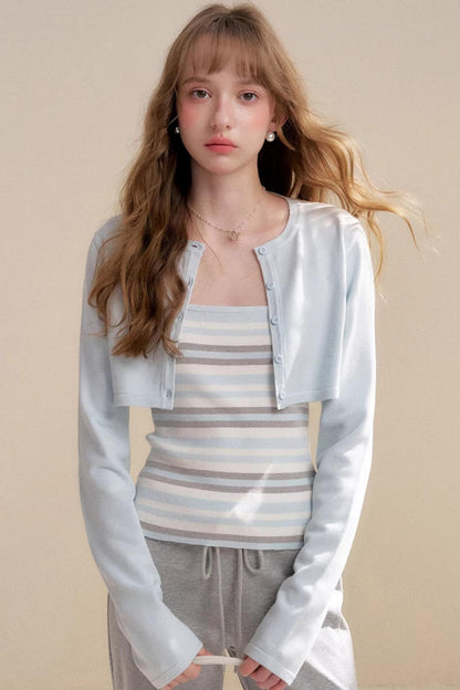 Cloud Soft Knit Cardigan Set