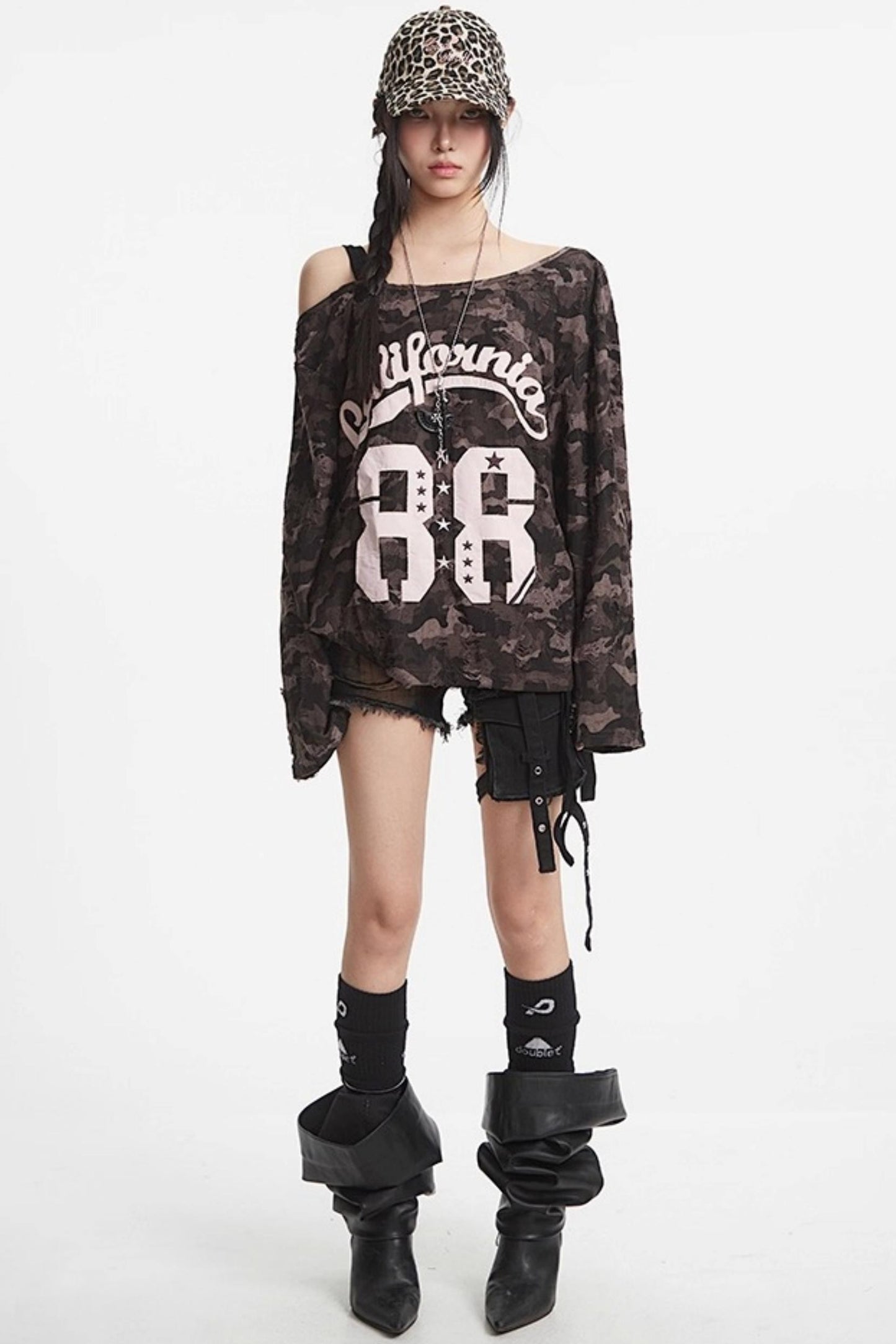 Spice Girl Camouflage Top