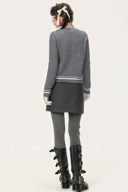 Solid Color Butterfly Skirt