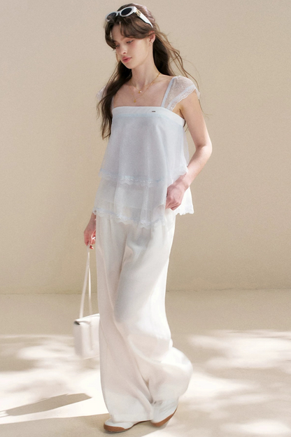 French Lace Irregular Camisole