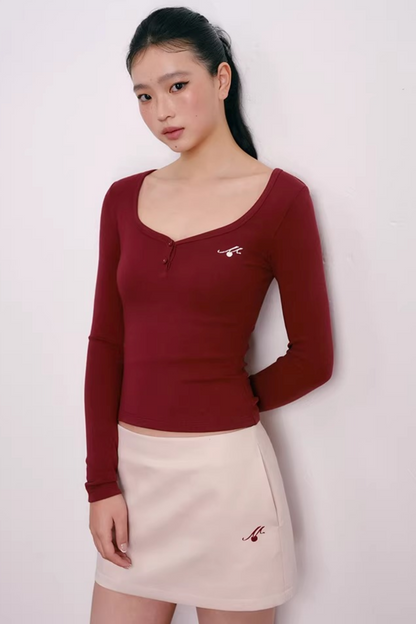 Spring in Seoul V-Neck Top