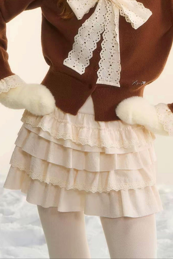 French Lace Retro Skirt