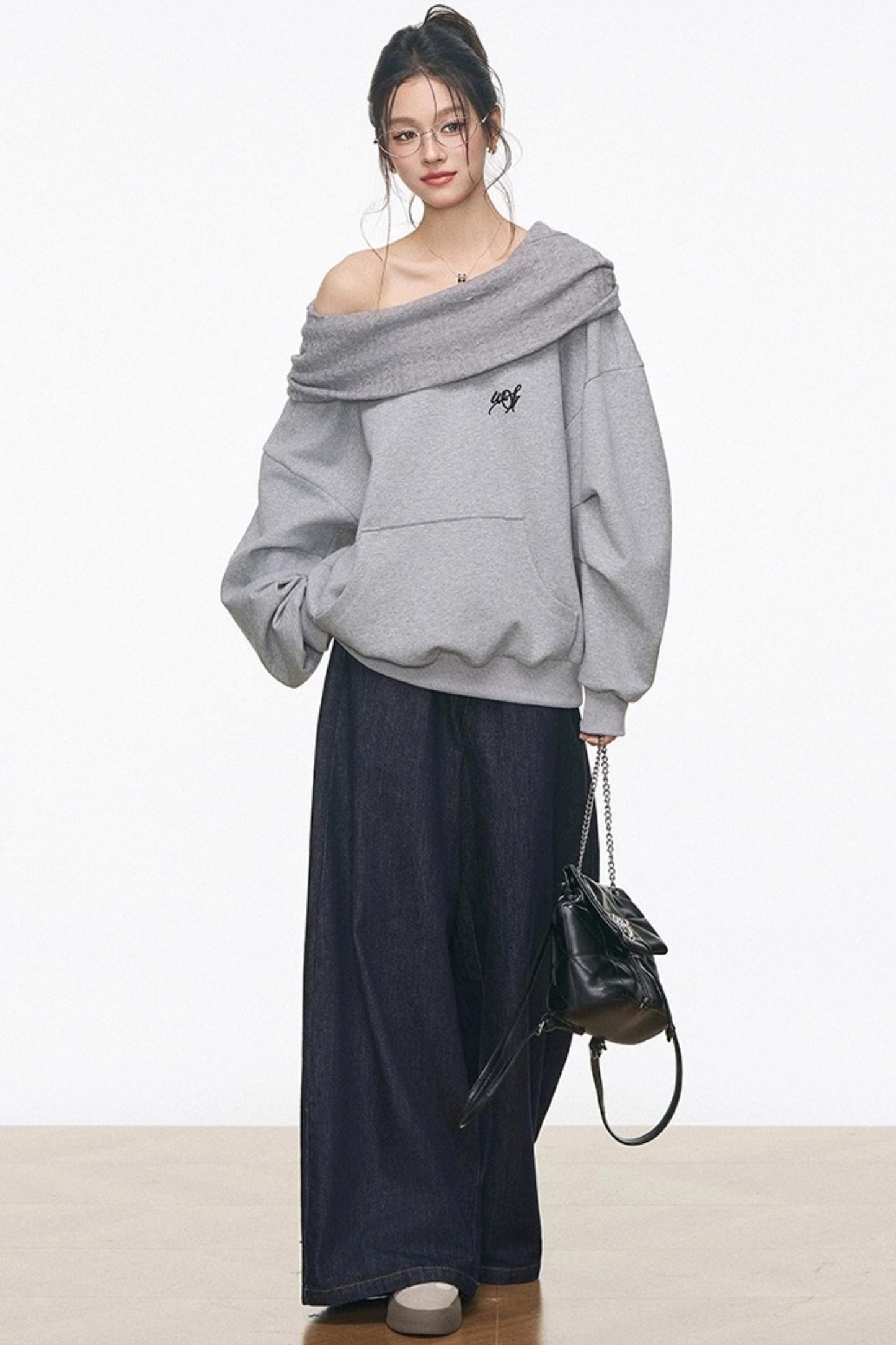 Hooded Sweatshirt Top Set-Up