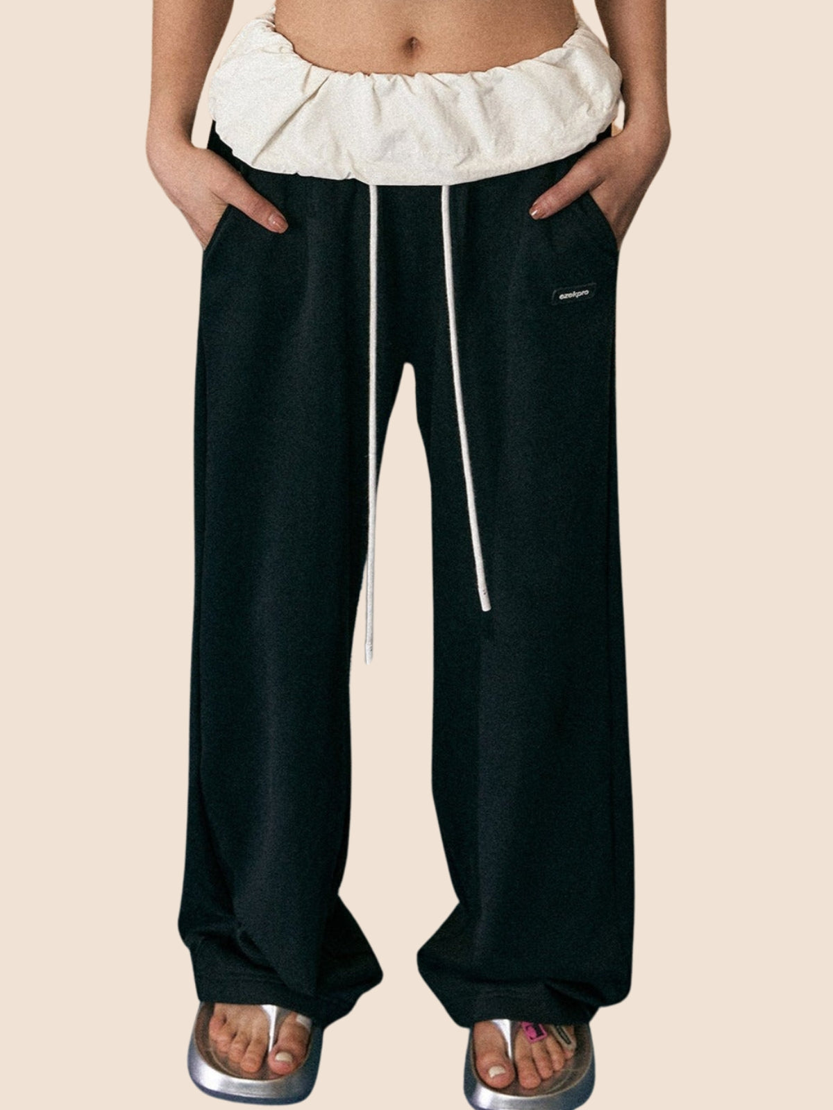 American Wide-Leg Mop Sweatpants