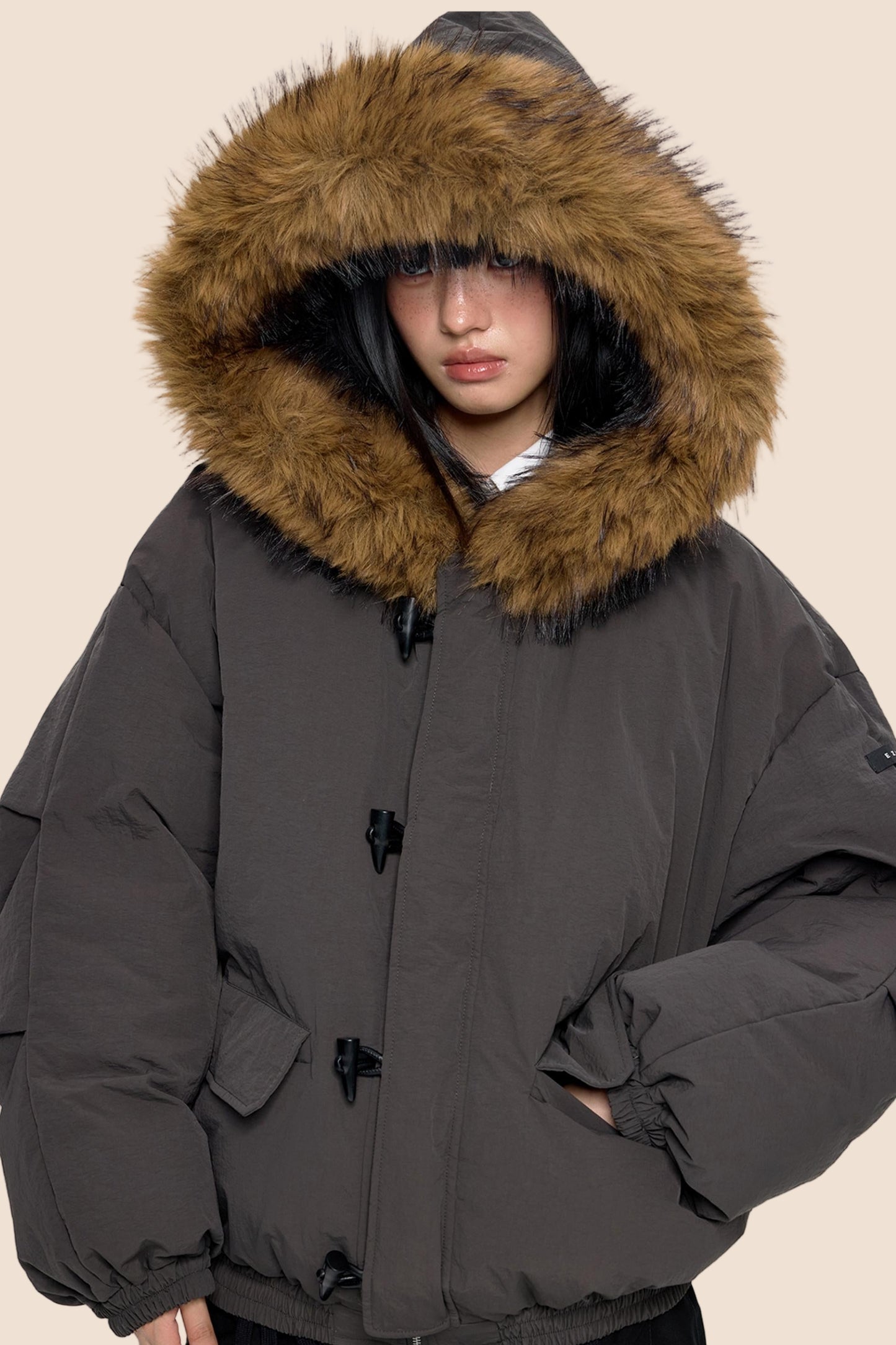 Vintage Cargo Down Jacket