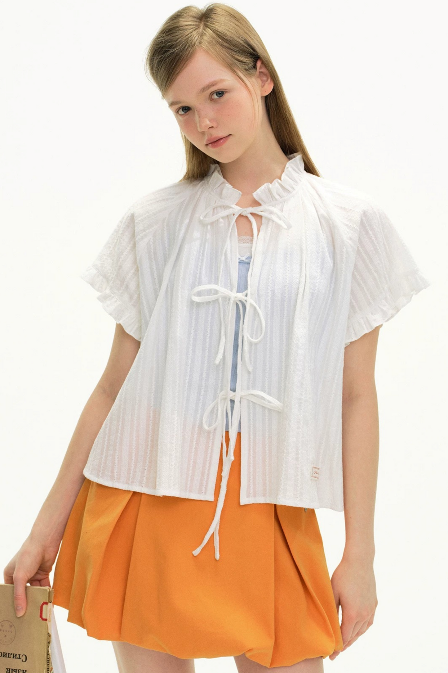 Love Thoughts Ruffled Edge Top