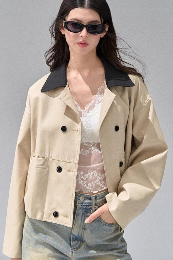 Short Petite Trench Coat