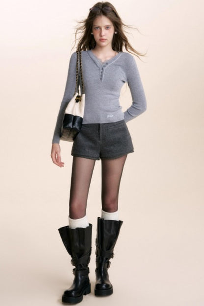 Romantic Lace Wool Cardigan