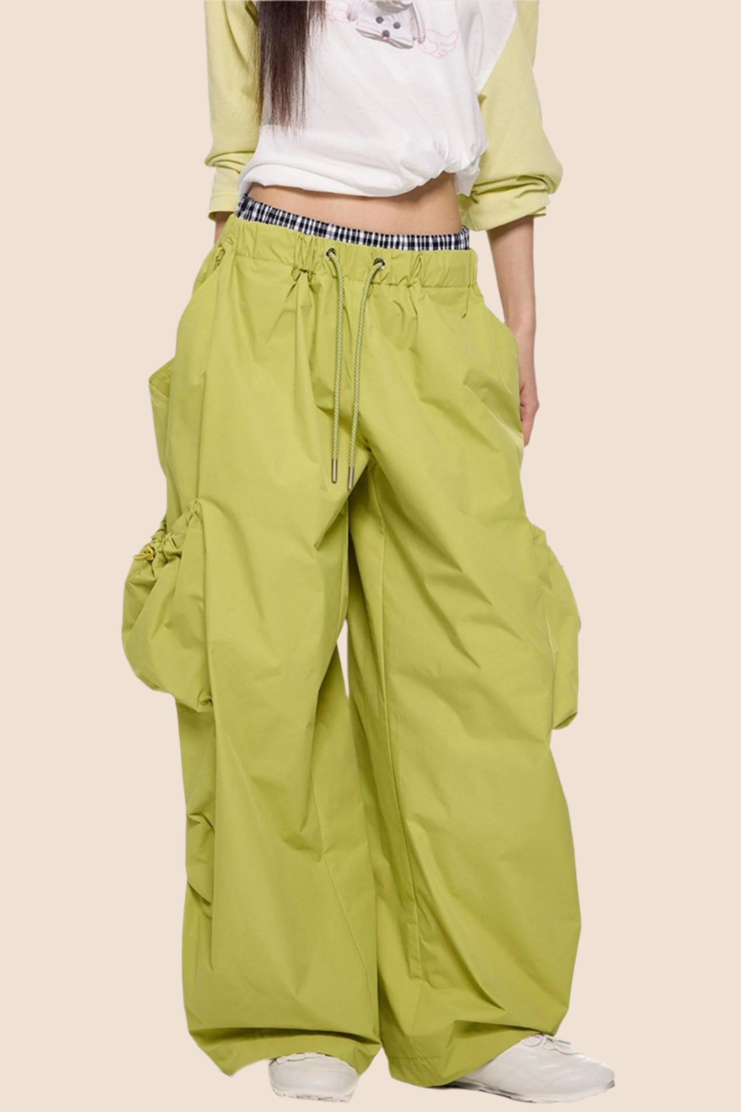 Retro Wide-Leg Pants