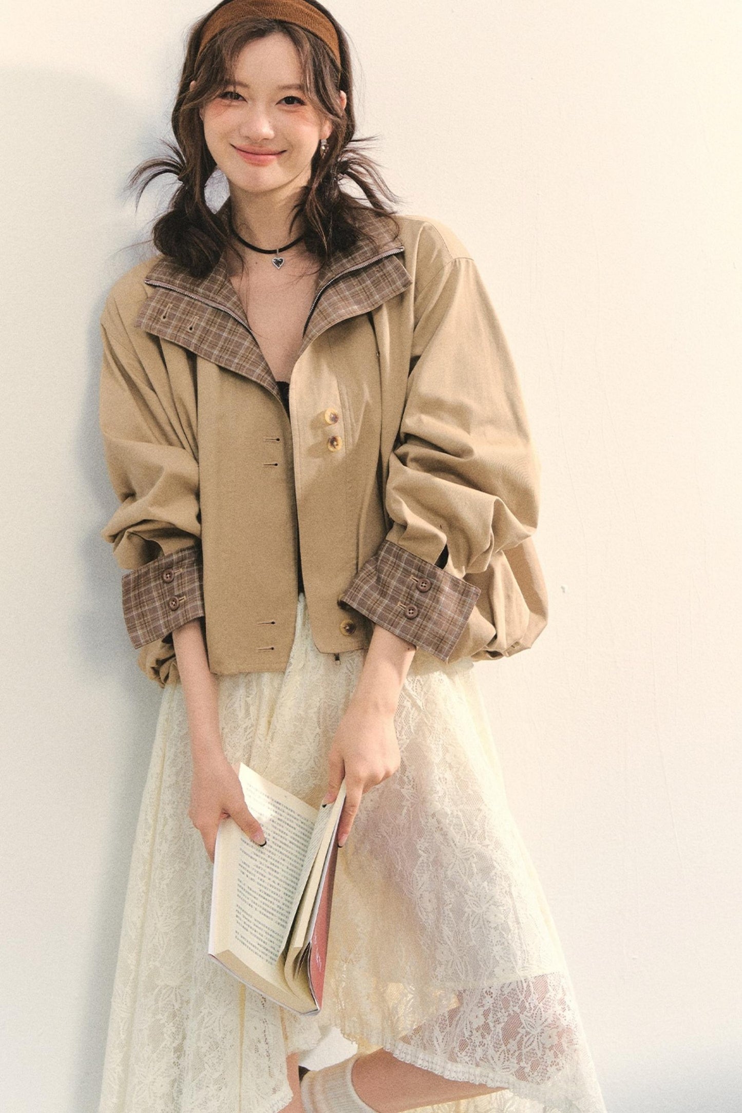 Patchwork Cocoon Jacket Set-Up