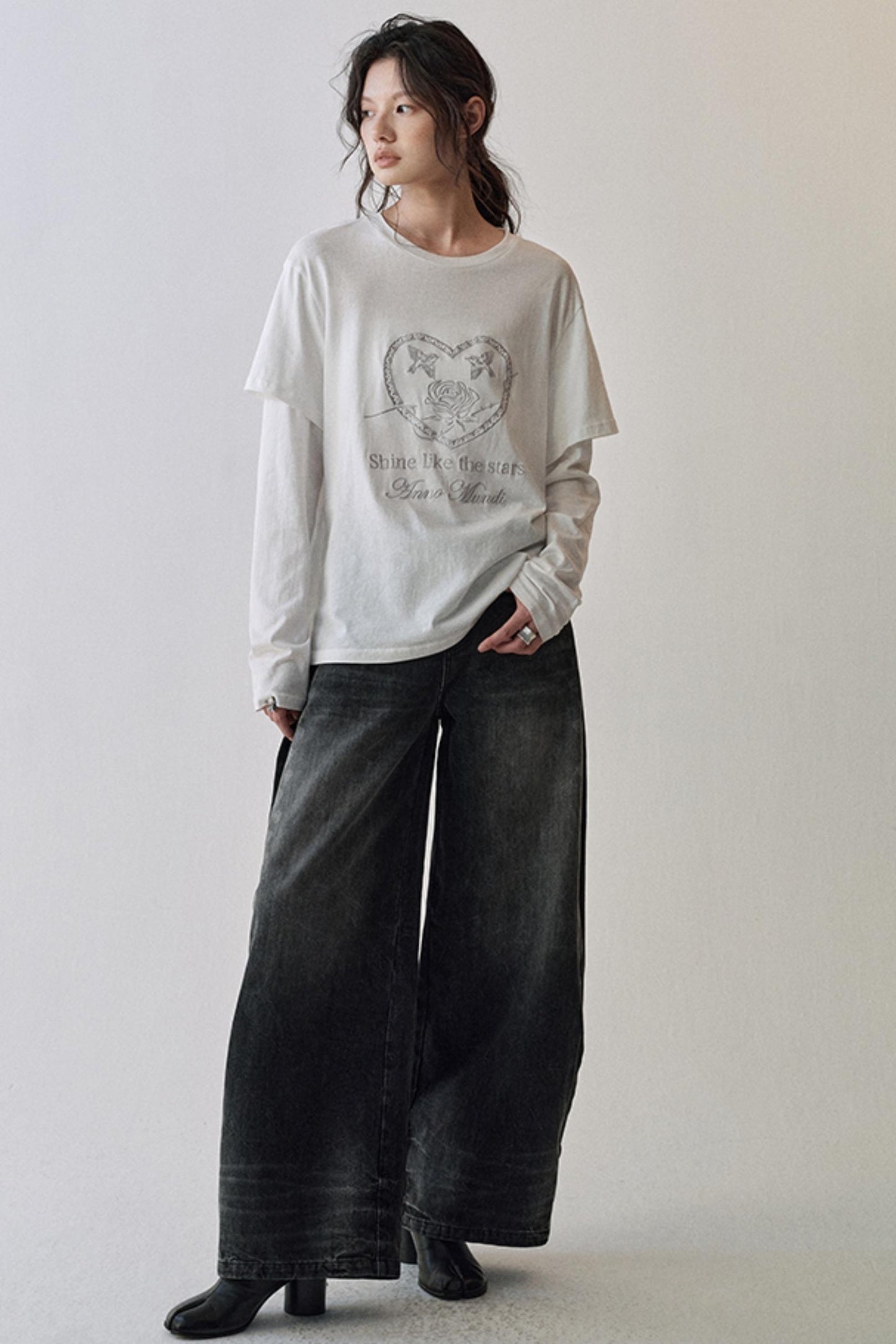 Rose Embroidery T-Shirt