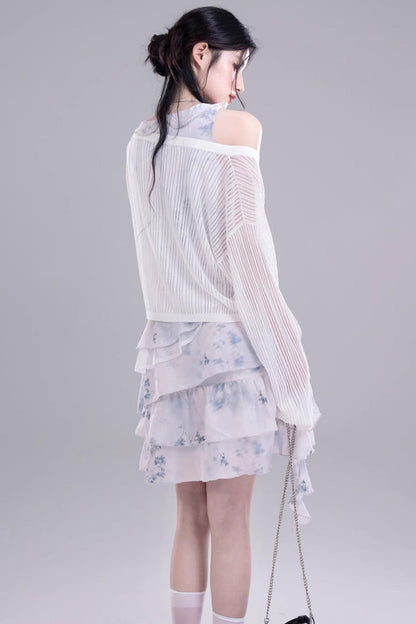 Ocean Shell Knit Cardigan