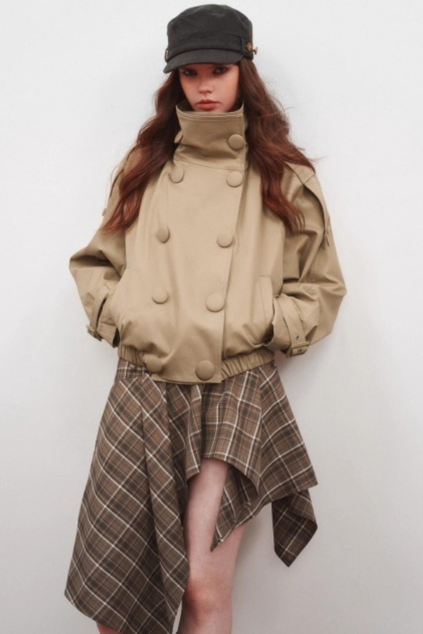 Winter Lyocell Cotton Trench Coat