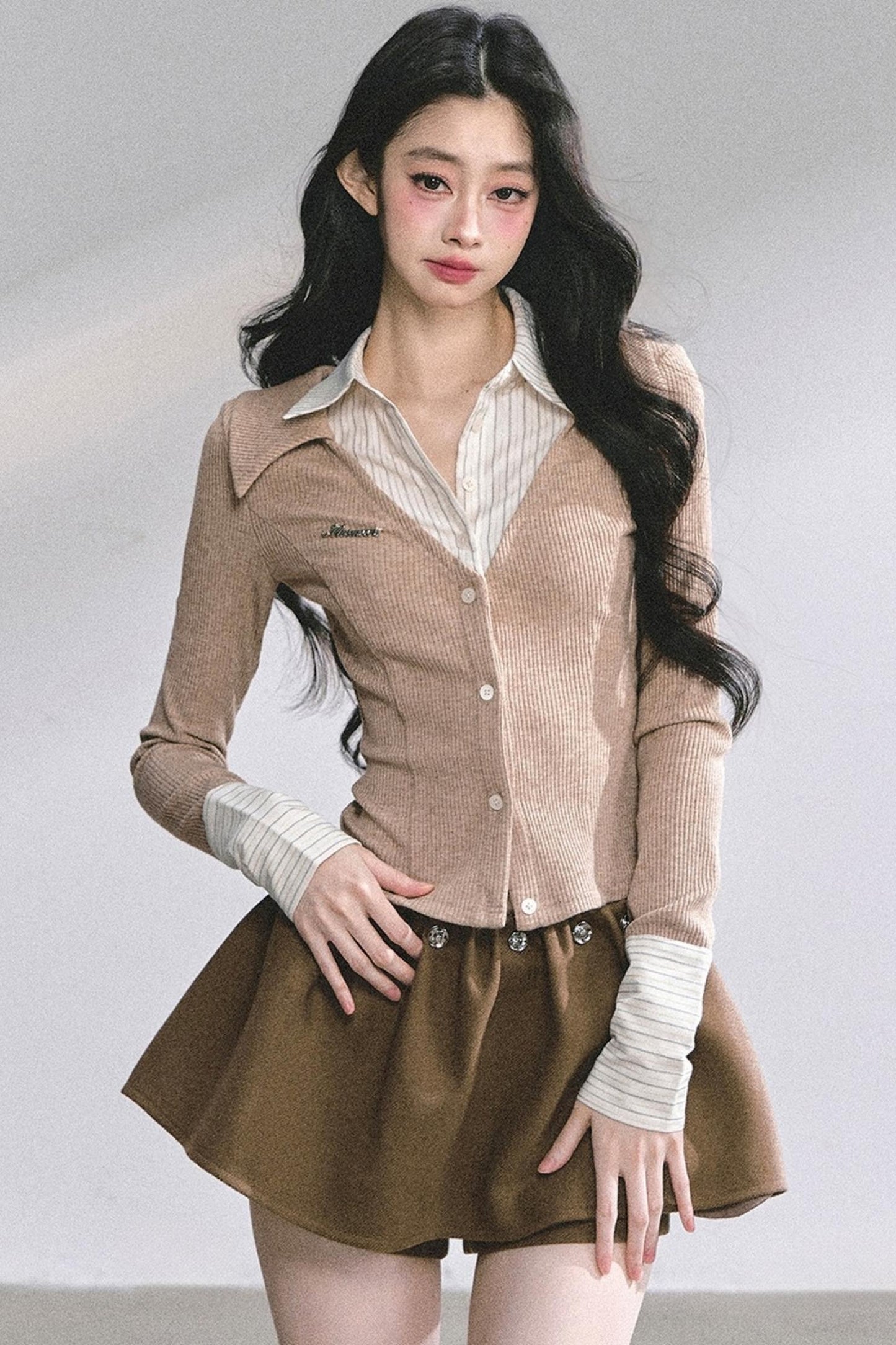 Autumn Striped Polo Shirt