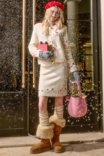 Snow Berry Wool Sweater Set-Up