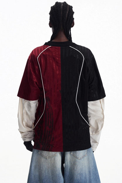 Vintage Crew Neck Jersey Top