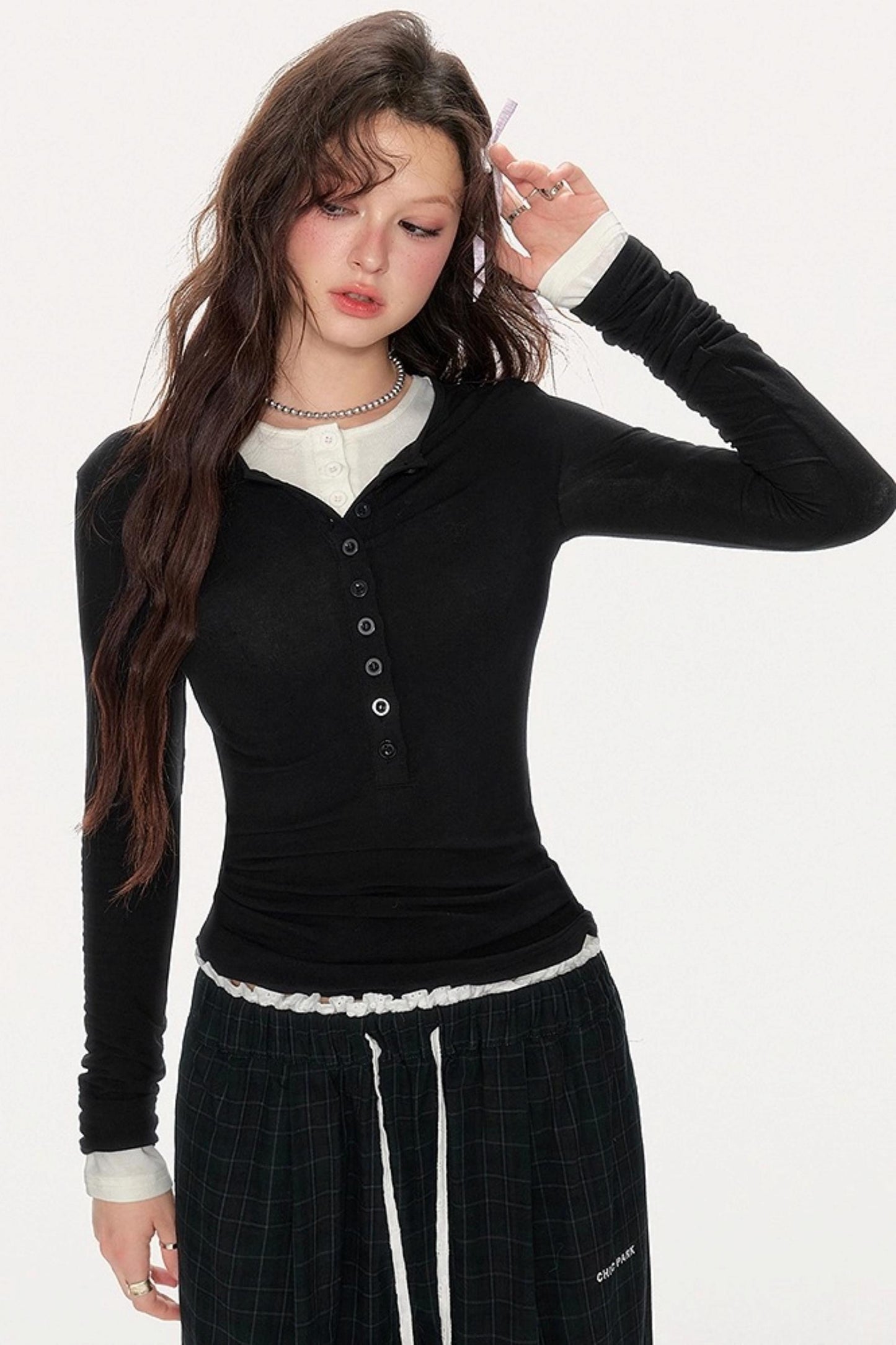 Basic Slim Long Sleeve T-Shirt