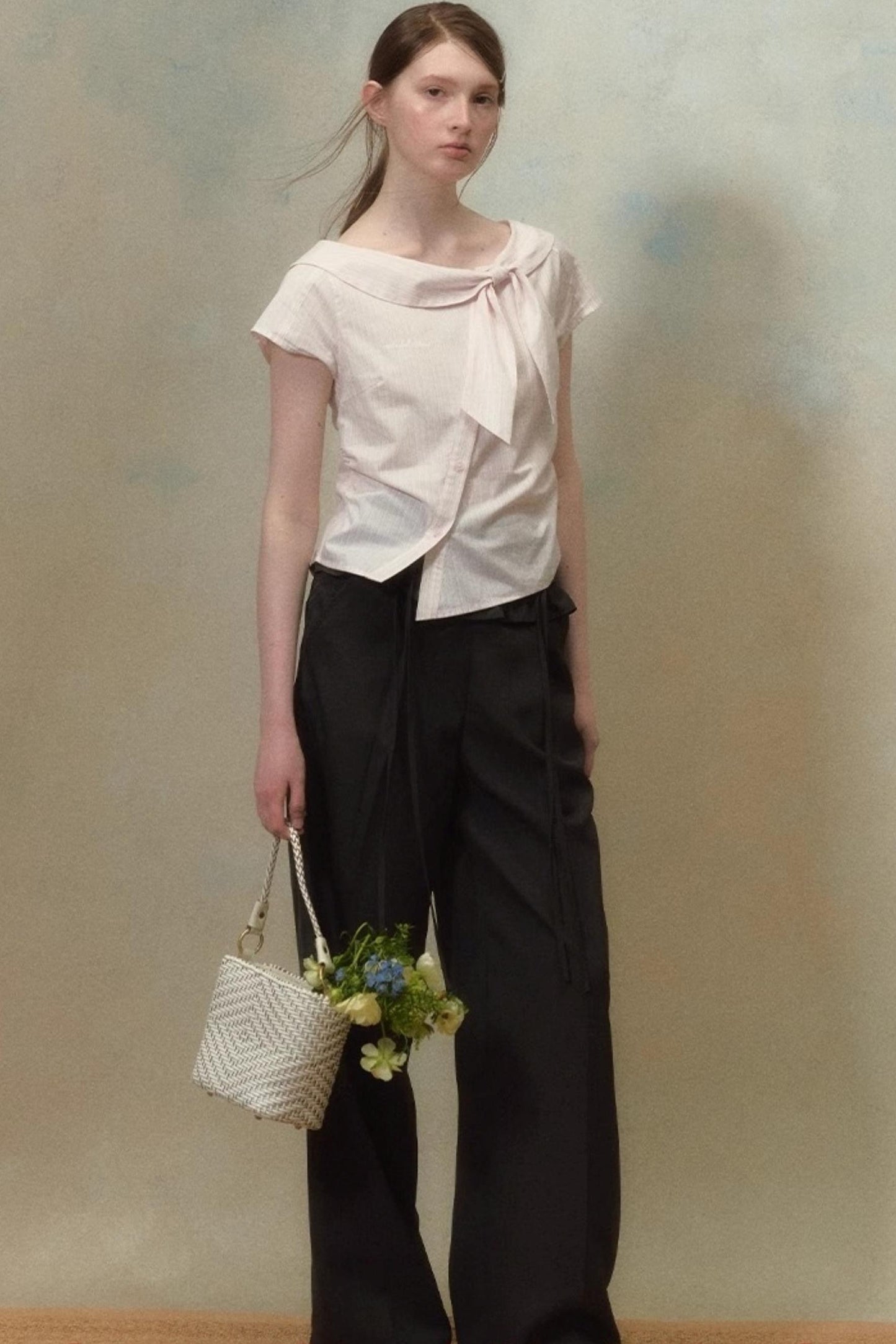 Summer Ruffle Wide Leg Pants