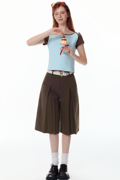 Choco One-Shoulder Tee