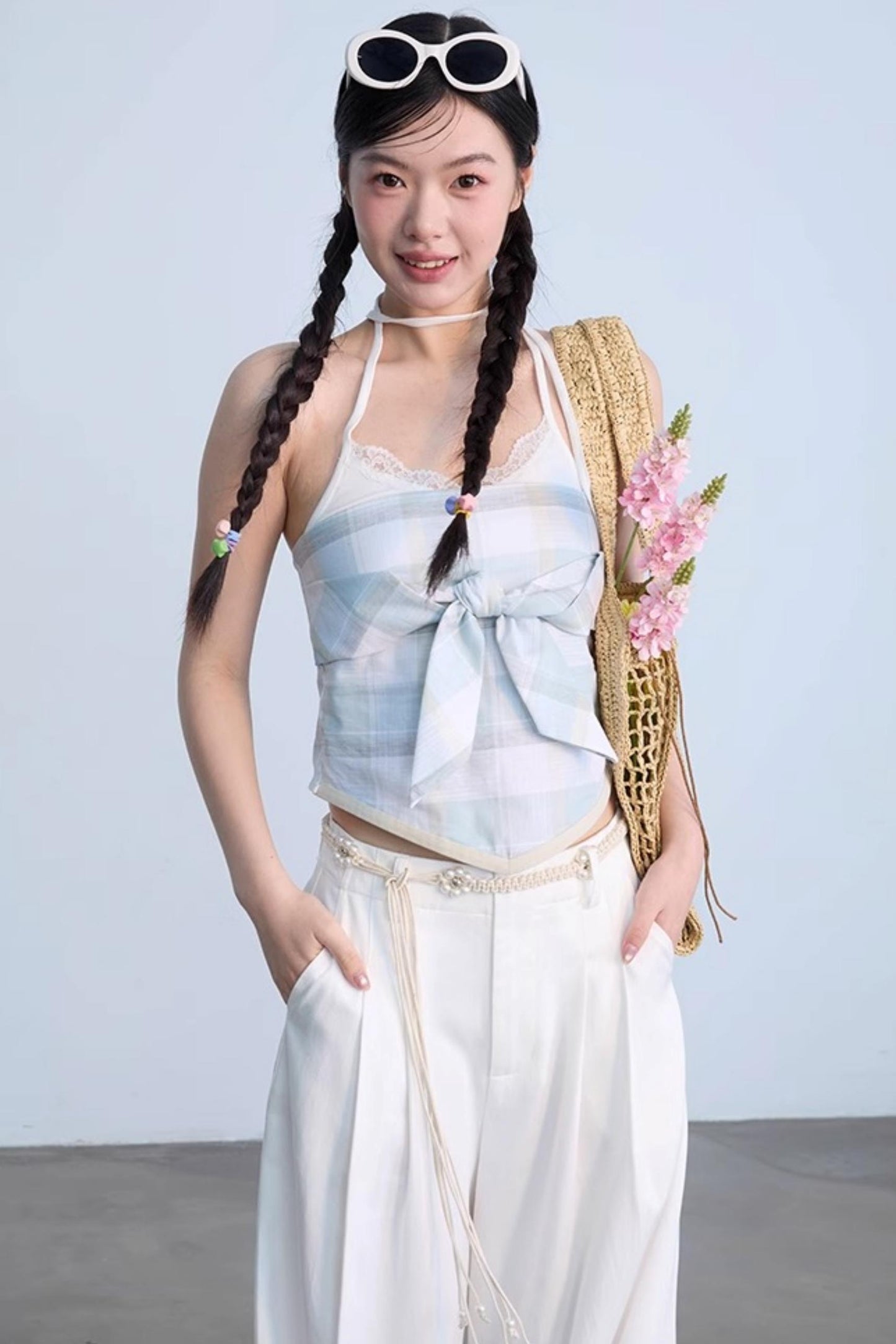 Lace-Back Camisole Bra Top