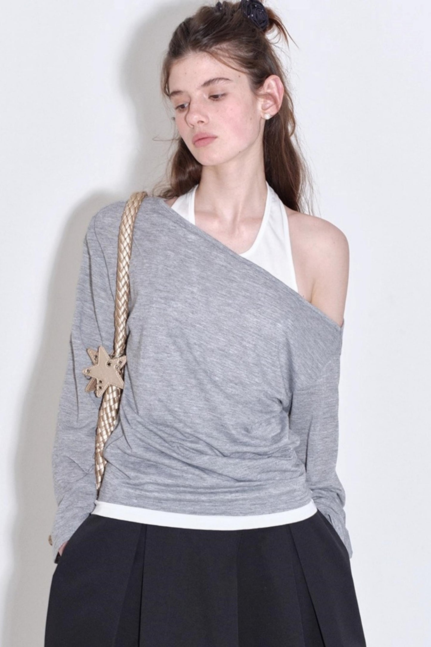 Fashionable Halterneck T-shirt