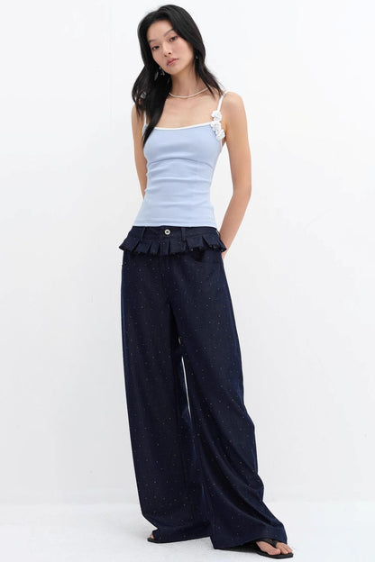 Sequin Wrap Camisole