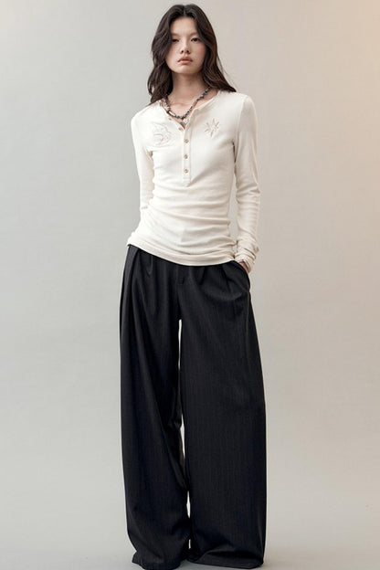 Feather Shadow Stars Slim T-Shirt