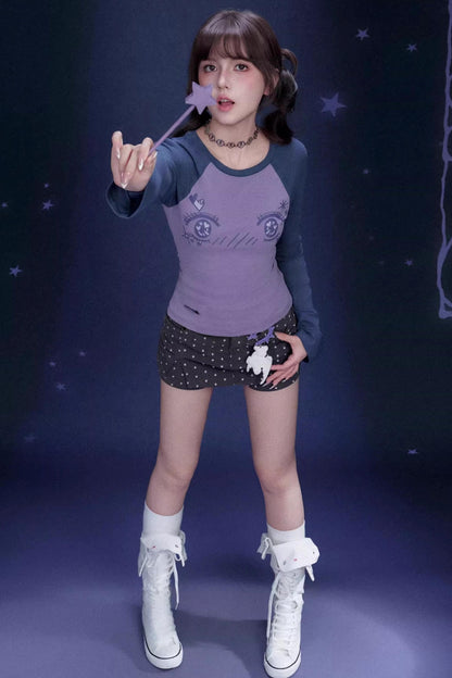 Comic Eye Raglan T-Shirt