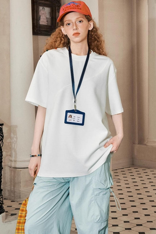 Artistic Beaded Summer Tee